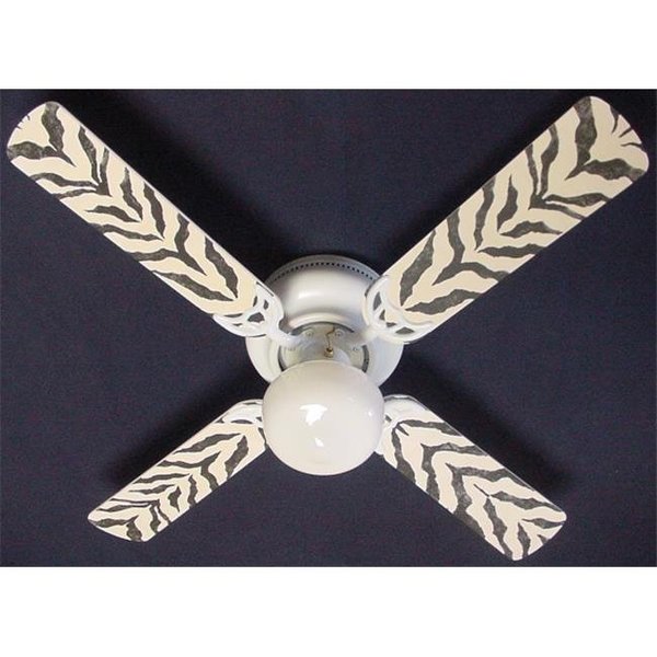 Ceiling Fan Designers Ceiling Fan Designers 42FAN-ANI-ZS New AFRICAN SAFARI ZEBRA SKIN Ceiling Fan 42" 42FAN-ANI-ZS